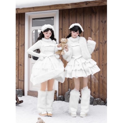 With Puji White Chocolate Cutsew Jacket Overdress Tiered JSK and Sets(Leftovers/Full Payment Without Shipping)